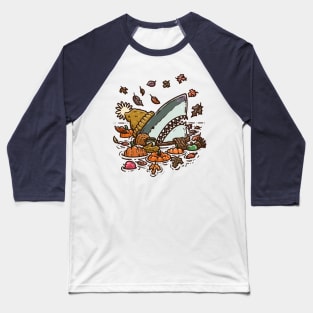 Fall Shark Baseball T-Shirt